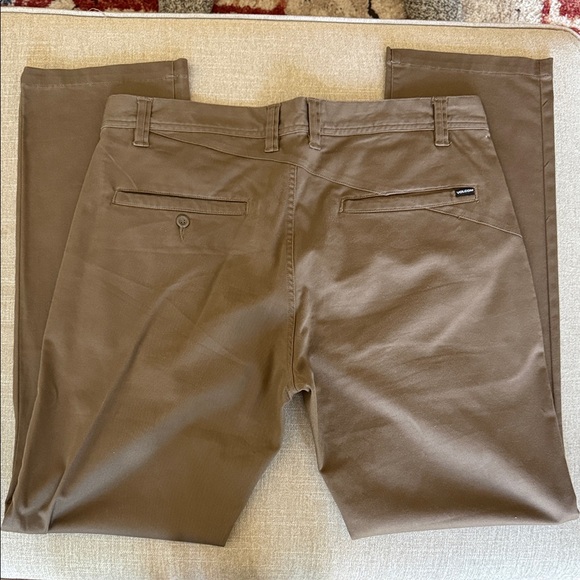 Volcom Men's Brown Pants - Picture 3 of 5